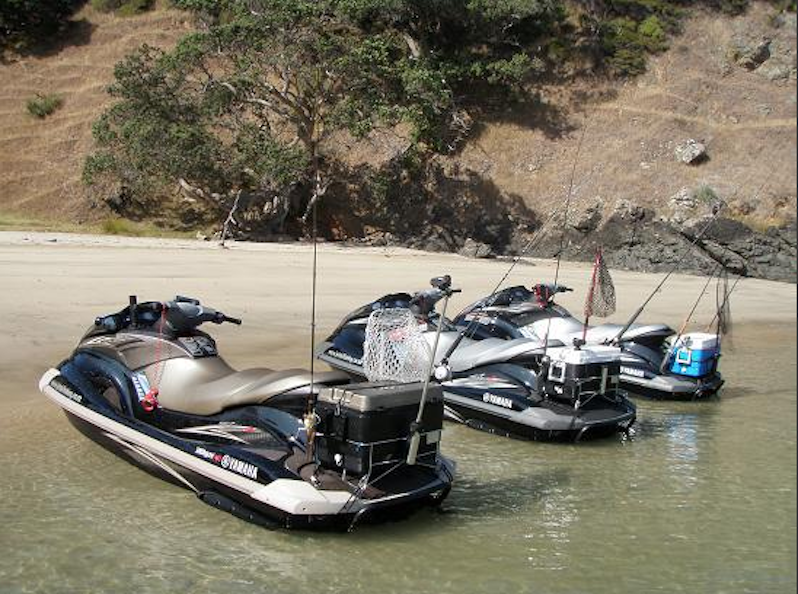 Jet ski fishing in Singapore
